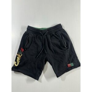 Cookies Men's Montego Bay Embroidered  Fleece Shorts Black Cotton Medium